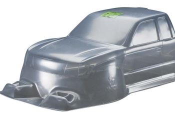 Axial Trail Honcho Truck Body Only (no cage) - .040" uncut (Clear) - AX4025R